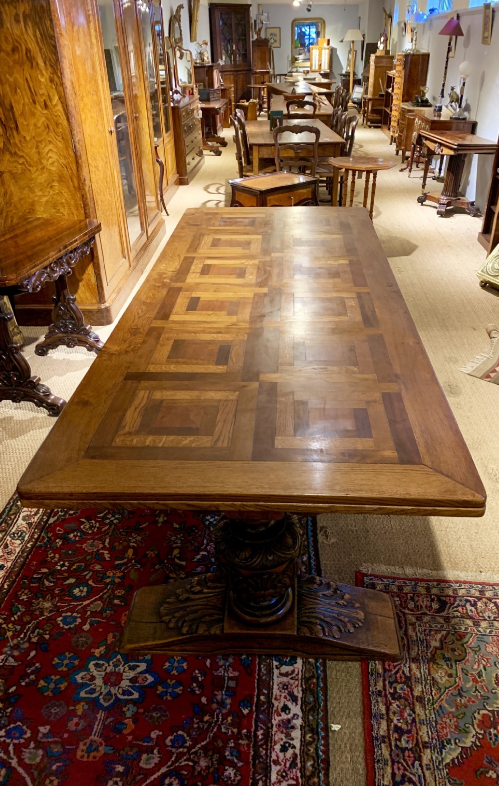large draw leaf table