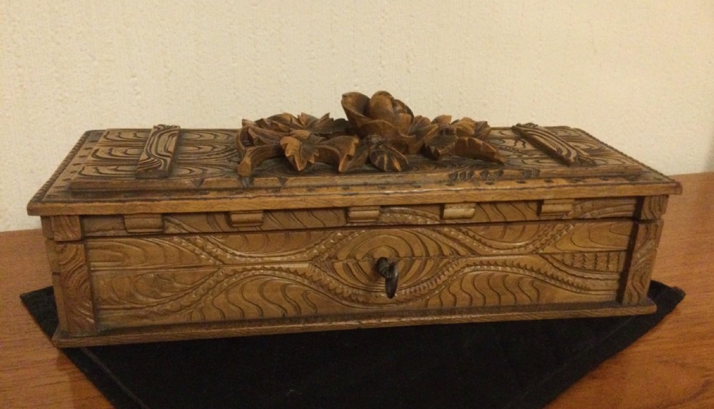 black forest table or jewellery box