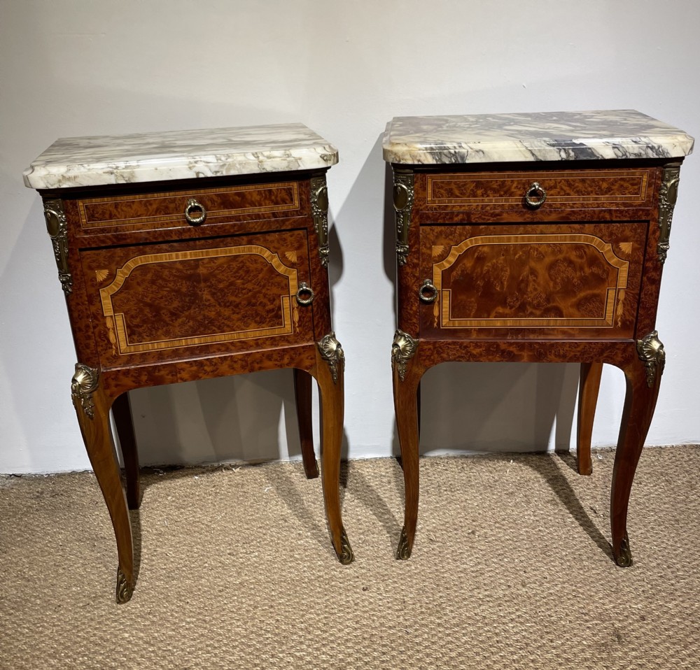 pair of 19th century bedside cabinets