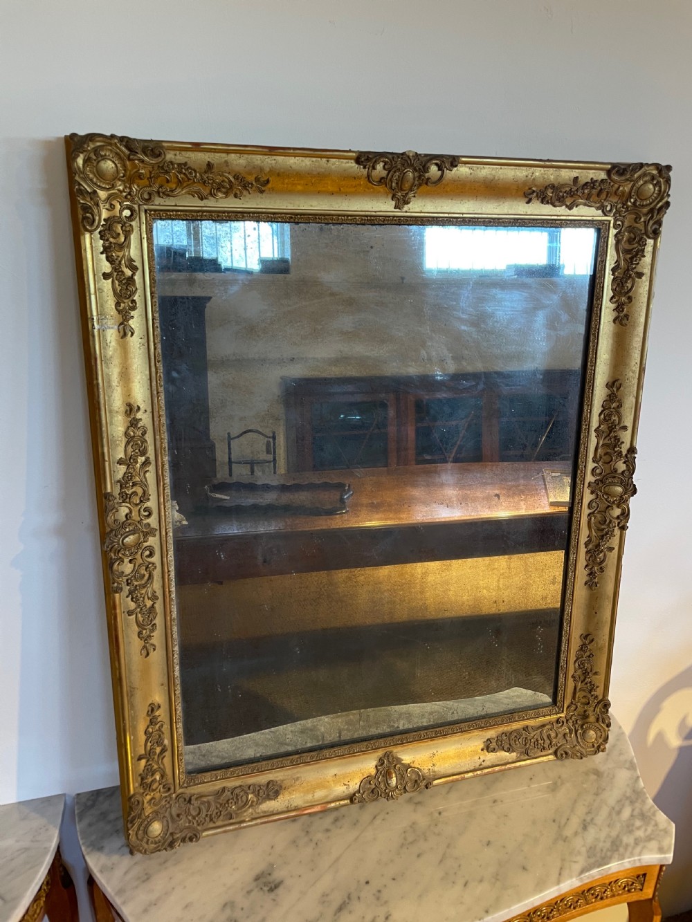 19th century gilt mirror