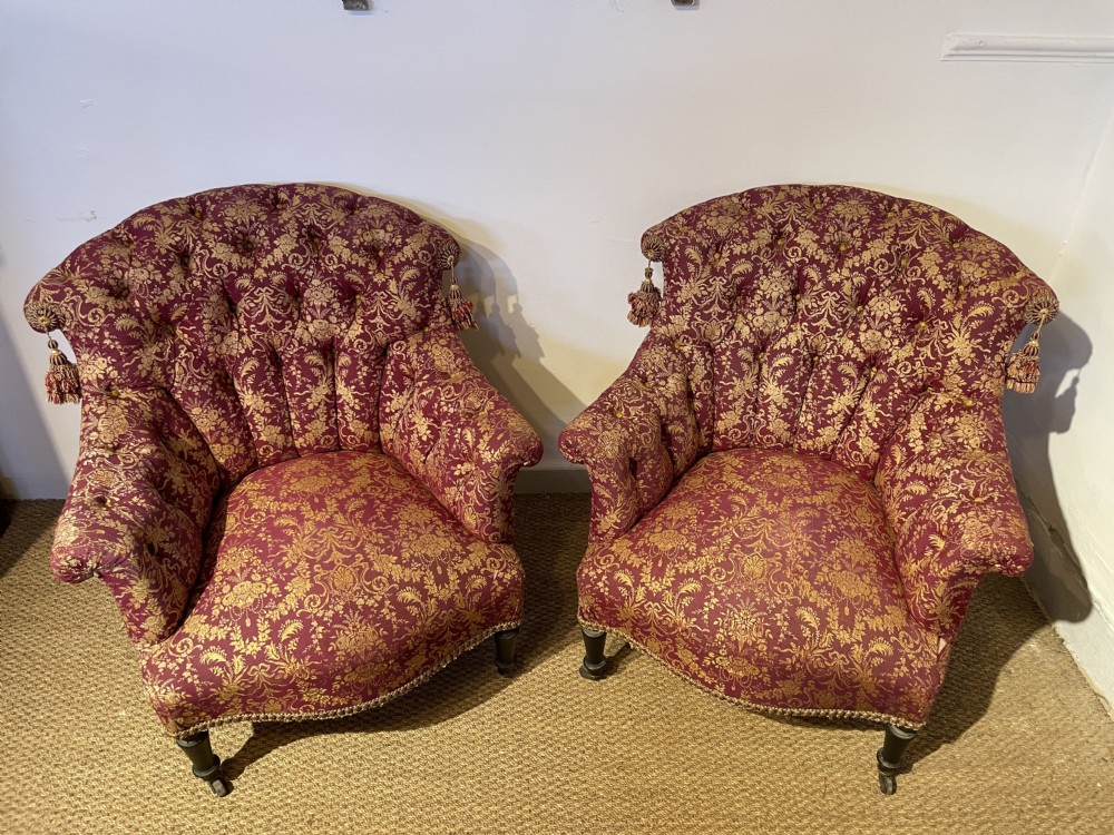 pair of napoleon iii chairs