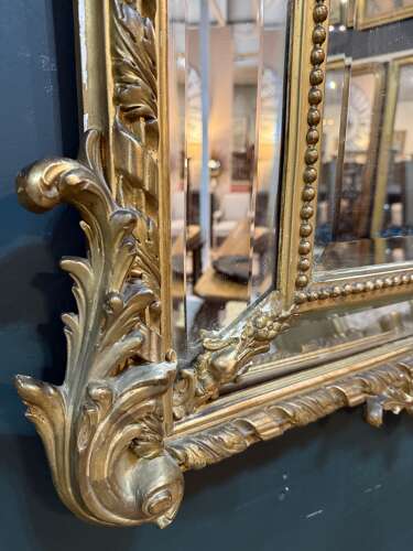 19th Century French Gilt Mirror in the Louis XVI Style