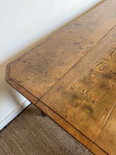Early 20th century elm Farmhouse table